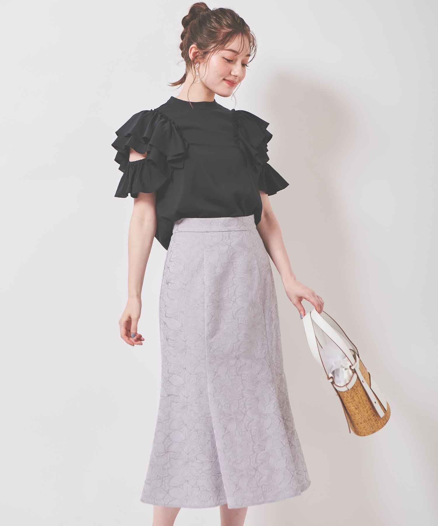 SALE】花柄刺繍マーメイドスカート | スカート | 31 Sons de mode 