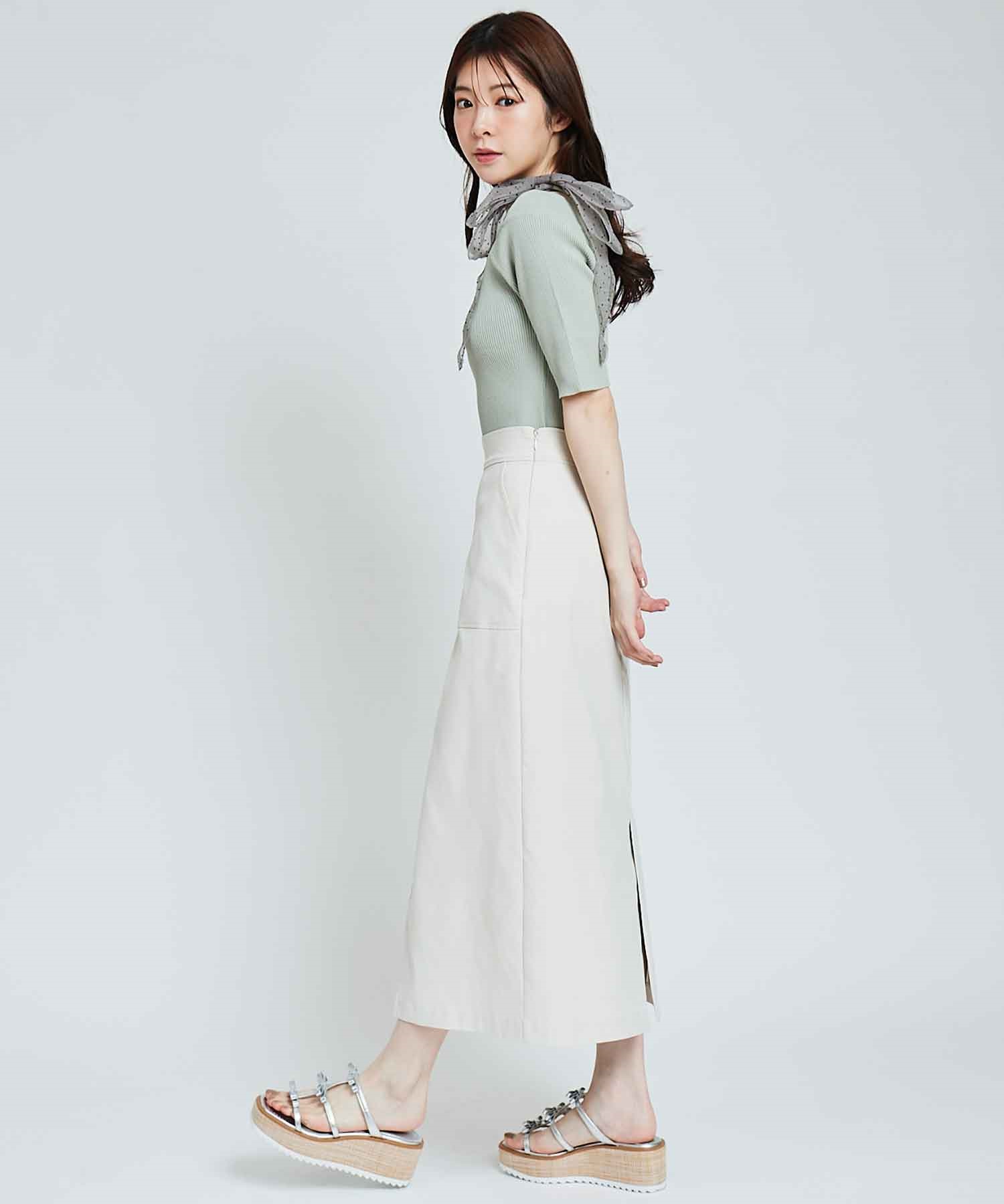 結婚式evu clothing ボリュームレイヤードデザインスカート